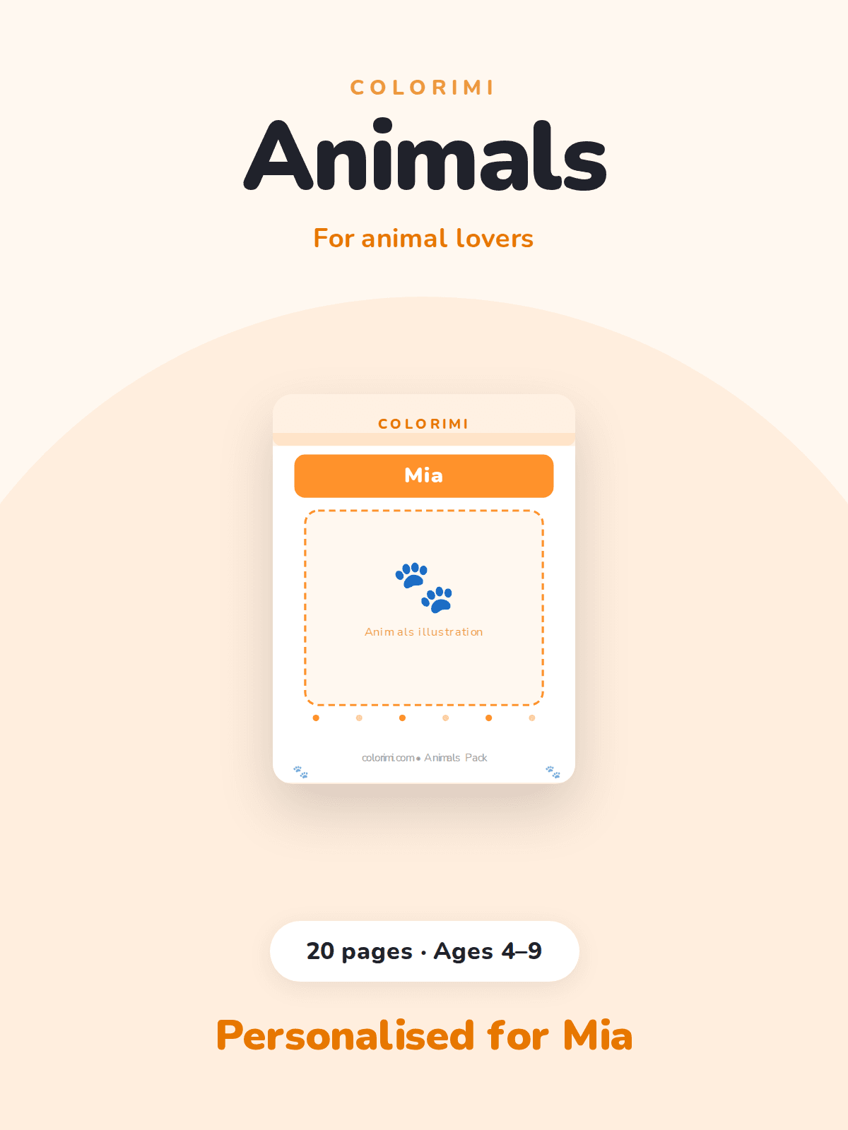 Animals pack cover