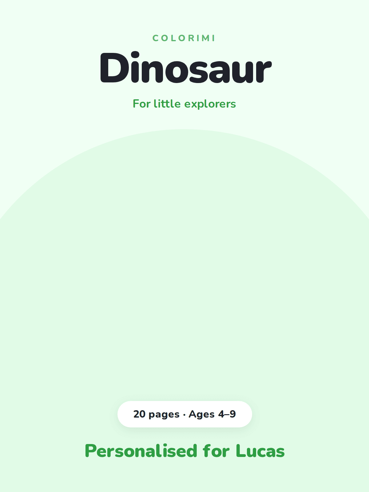 Dinosaur pack cover